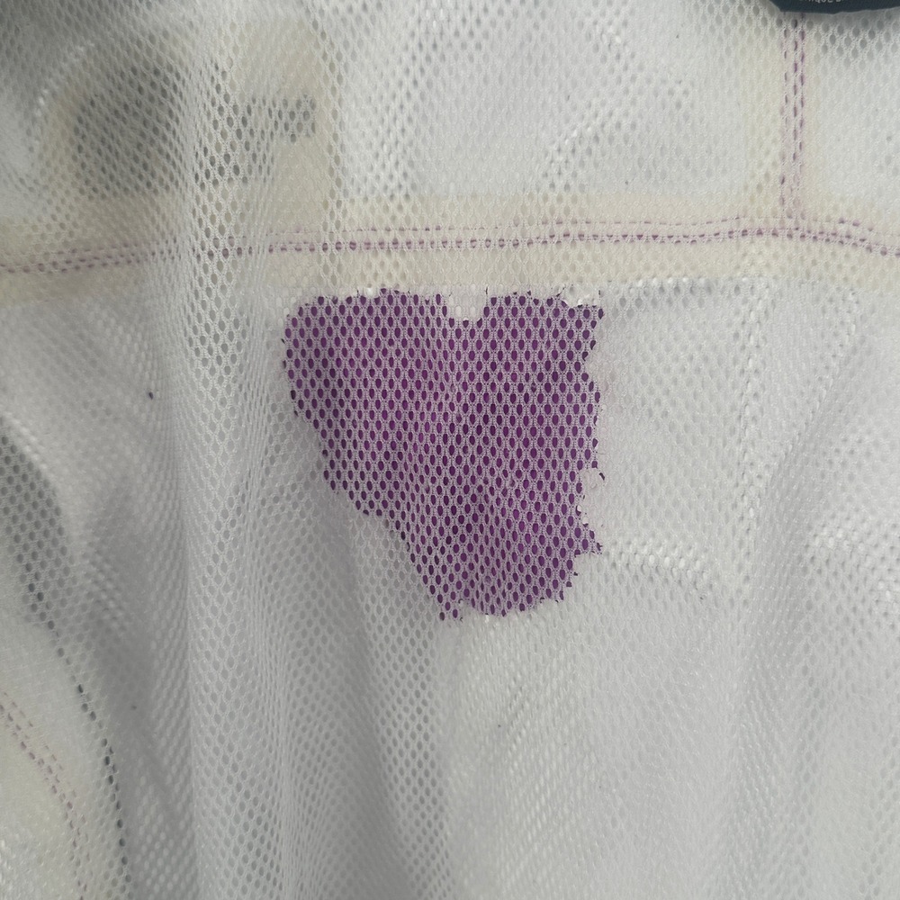 The North Face HyVent Rain Jacket Women Medium Purple White Solid Regular Modern - Picture 7 of 11
